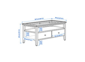 IKEA Idanäs журнальный столик (3 фото из 5)
