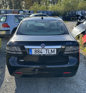 SAAB 9-3 1,9 D 132 KWT AUTOMAAT, VARUOSAD (6 foto / 9)