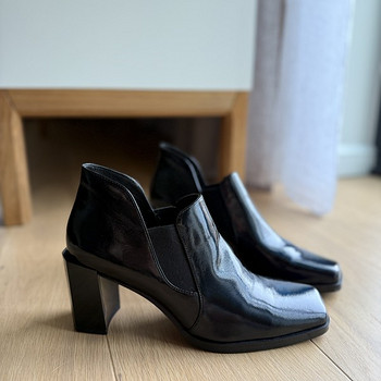 Patent boots shoes hight heel size 38EU | saapad kingad | бо