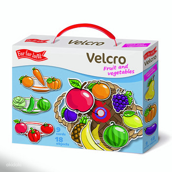 Velcro игра на липучке «Фрукты и овощи»