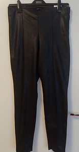 Suurus XL ZARA uued mustad püksid kunstnahast (2 foto / 10)