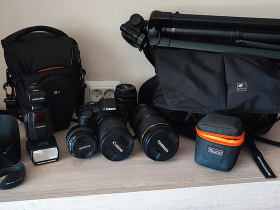 Фотоаппарат Canon,3 объектива