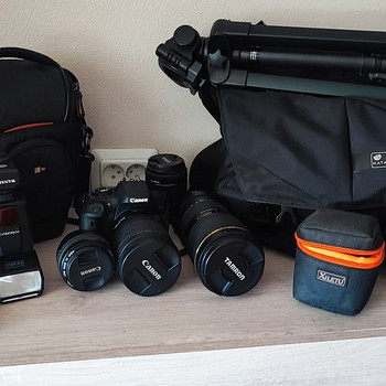 Canon kaamera, 3 objektiivi