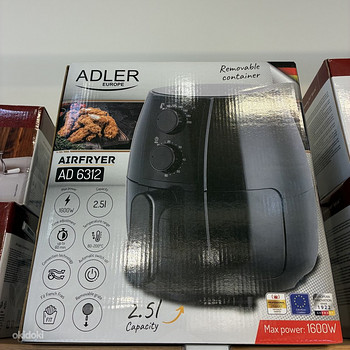 UUS! Kuumaõhufritüür Adler 2.5L