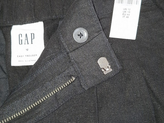 Льняные брюки Gap, новые, размер S-M