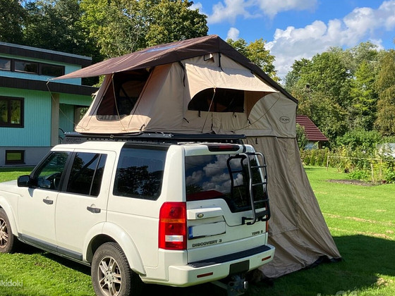 Крыша палатка Escape 4x4 140 см с большим тамбуром БЕЖЕВЫЙ