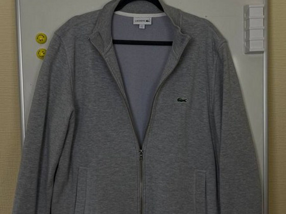Lacoste Men’s Full-Zip Sweatshirt – Size XL – Excellent Cond