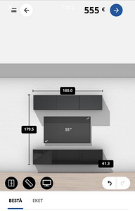 Ikea besta kapid (2 foto / 5)