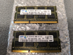 Sülearvuti mälud 4GB (2x2GB) Samsung DDR3-1333 PC3-10600S (1 foto / 1)