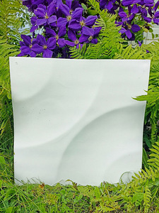 Kipsist dekoratiivpaneel 50×50 cm — stiilne sisekujunduselem (4 foto / 9)