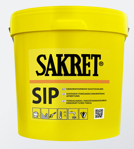 SAKRET SIP dekoratiivne silikoonkrohv (1 foto / 1)