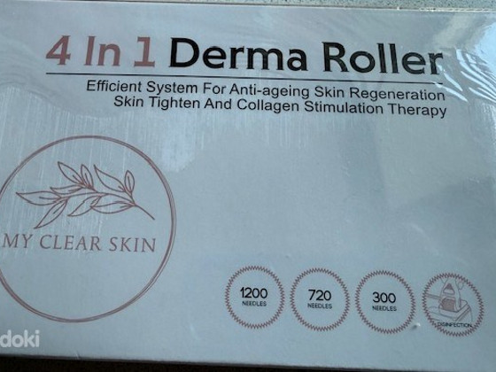 4 in 1 Derma Roller Näomasseerija näomassaažiseade