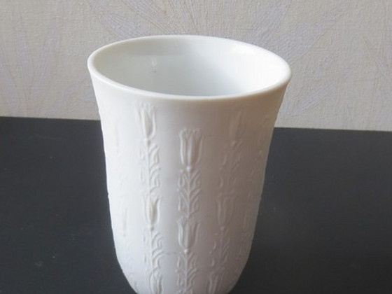 Rosenthal Germany vaas. Biskviit, reljeef. 10 cm.