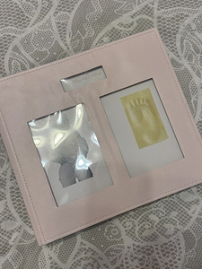 UUS! Baby memory prints roosa album (1 foto / 5)