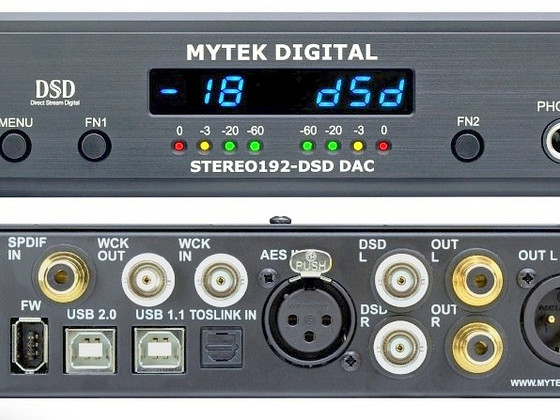 Mytek DSD-192 ЦАП. Версия предусилителя