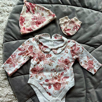 Komplekt, mis sisaldab bodyt, mütsi ja kraapimisriideid
