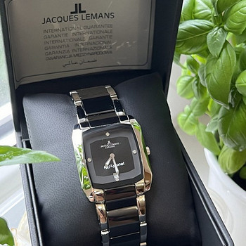 Käekell Jacques Lemans Dublin - uus, ceramic, swarovski