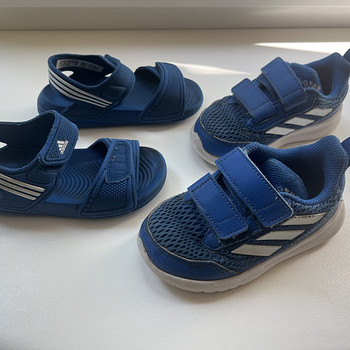 Комплект обуви Adidas сандалии и кроссовки 23.5