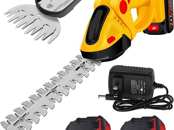 Juhtmeta aiatrimmer, 2-ühes hekilõikur