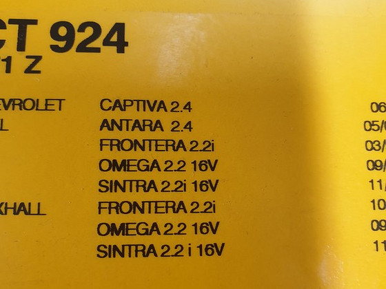 Continental repairs kit. Chevrolet 2.4 l, Opel Omega 2.2l