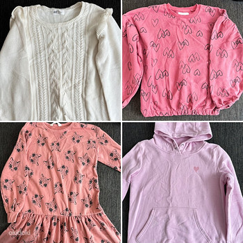 Одежда все в хорошем состоянии, зимняя куртка, рюкзак. 140