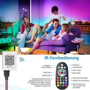Новая! 15м RGB LED лента (пульт + приложение) (3 фото из 6)
