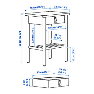 Öökapid Ikea Björksnäs (2 tk) (2 foto / 4)