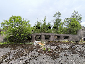 Железобетонные конструкции ангара (2 фото из 3)