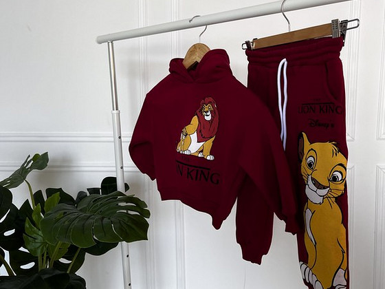 Fliisist poiste ülikond LION KING