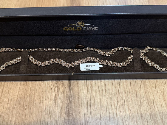 Müüa kullatud hõbekett (925) GOLDTIME.