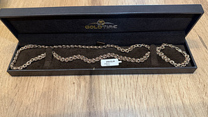 Müüa kullatud hõbekett (925) GOLDTIME. (1 foto / 4)