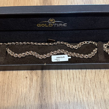 Müüa kullatud hõbekett (925) GOLDTIME.