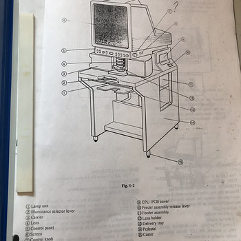 Retro Canon printer. Roll/ Fiche Carrier 90