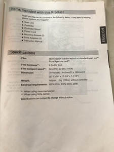 Retro Canon printer. Roll/ Fiche Carrier 90 (3 foto / 4)