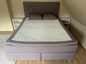Континентальная кровать с изголовьем 160x200 (2 фото из 2)