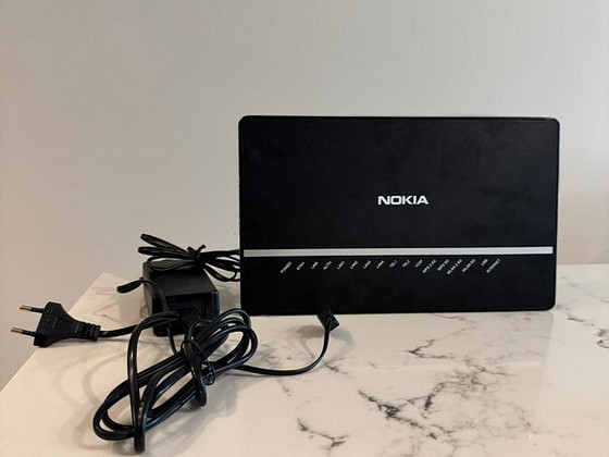 Nokia WiFi ruuter (G-2425G-A) — gigabit, WiFi, adapteriga