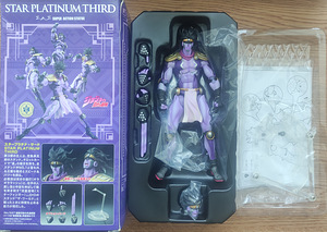 Jojo Anime Kuju Super Action Statue Star Platinum anime figu (1 foto / 1)