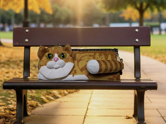 Бисерная сумочка Кот Митрофан