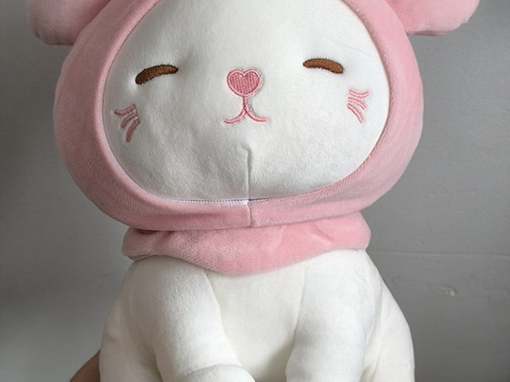 Большая мягкая игрушка кошка