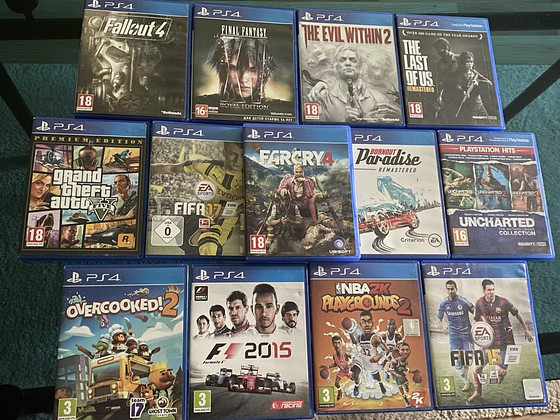 Ps4 mängud evil within final fantasy last of us gta fallout