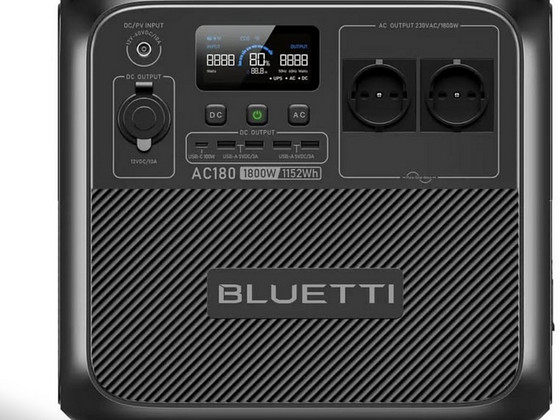 Bluetti AC180 1800w, 1152Wh akujaam.