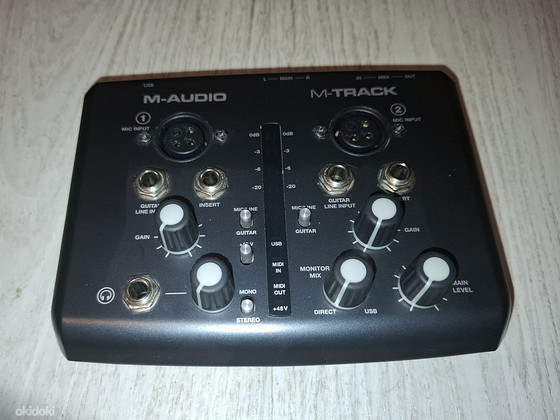 M-Audio M-Track двухканальный USB аудио/MIDI интерфейс