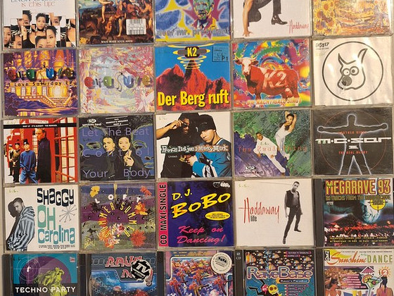 35 CD-d 90-ndate techno- ja popmuusikaga, sh. Roxette