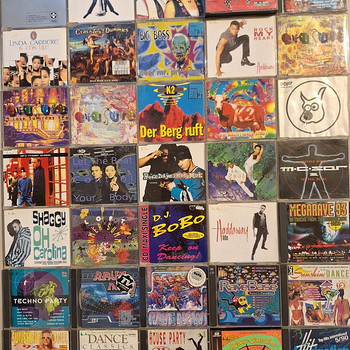 35 CD-d 90-ndate techno- ja popmuusikaga, sh. Roxette