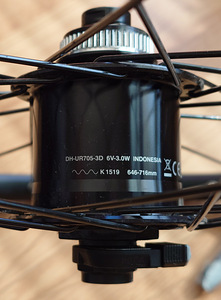 28" topeltseinaga ratta veljed,esidünamo Shimano XT DH-UR705 (5 foto / 10)