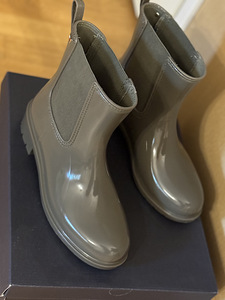 TOMMY HILFIGER БОТИНКИ - FLAG RAINBOOT /OLIVE (2 фото из 6)