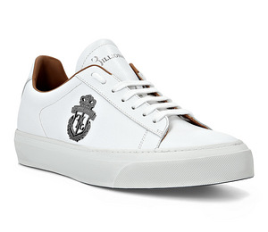 Billionaire Leather Lo-Top Sneakers Crest , White (1 фото из 4)