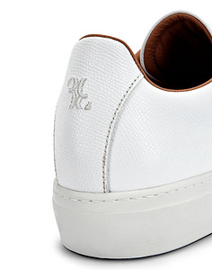 Billionaire Leather Lo-Top Sneakers Crest , White (4 фото из 4)