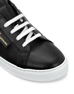 Billionaire Leather Lo-Top Sneakers , Black (5 фото из 5)