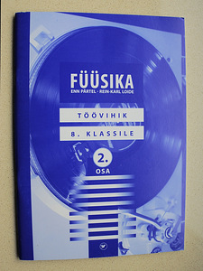 Füüsika töövihik 8. klassile, 1. ja 2.osa (2 foto / 2)